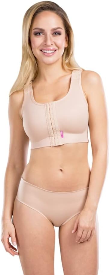 LIPOELASTIC PI Plus postoperativer Kompressions-BH, XXL Schwarz
