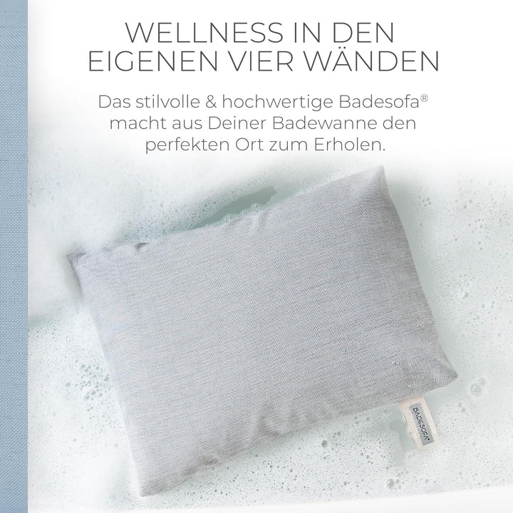BADESOFA® Badewannen-Sitzkissen | Revolutionärer Komfort für Badewanne, Dusche & Whirpool | Waschbar