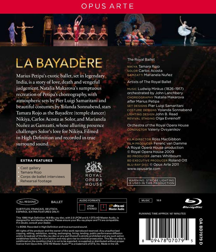 Minkus - La Bayadere, Blu-ray