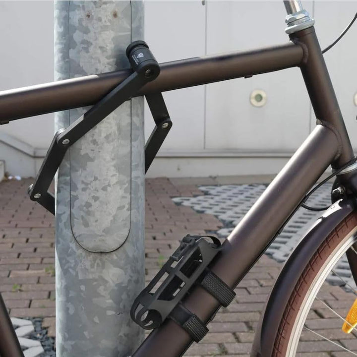 Ruhr-West Manufaktur Fahrradschloss mit hohe Sicherheit – Faltschloss für Fahrrad, Motorrad, E-Bike