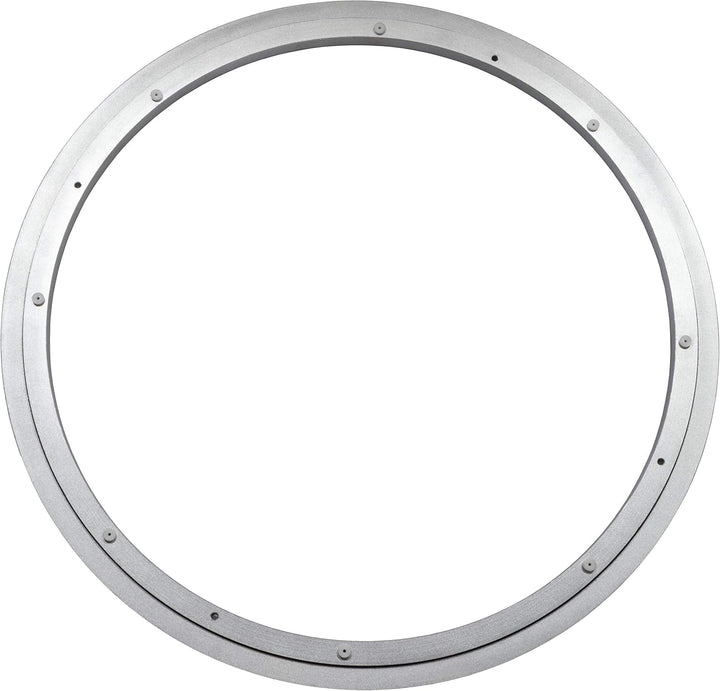 Gedotec Schwerlast-Drehbeschlag 360° Drehscheibe drehbar Ø 600 mm | Drehteller Stahl silber | Druckk