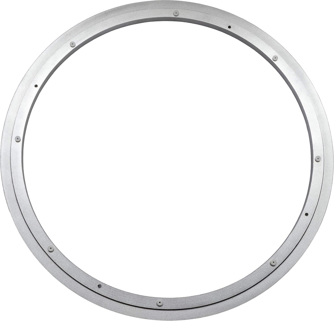 Gedotec Schwerlast-Drehbeschlag 360° Drehscheibe drehbar Ø 800 mm | Drehteller Stahl silber | Druckk
