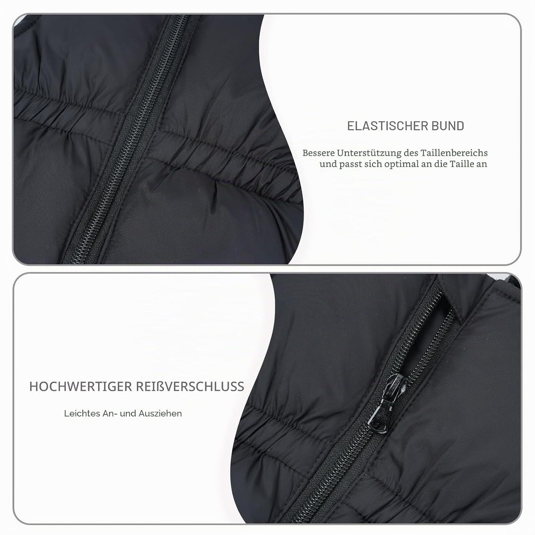 Kinder Daunenjacke Schneeanzug mit Künstliches Fell Kaputze Bekleidungsset Mädchen Jungen Verdickte