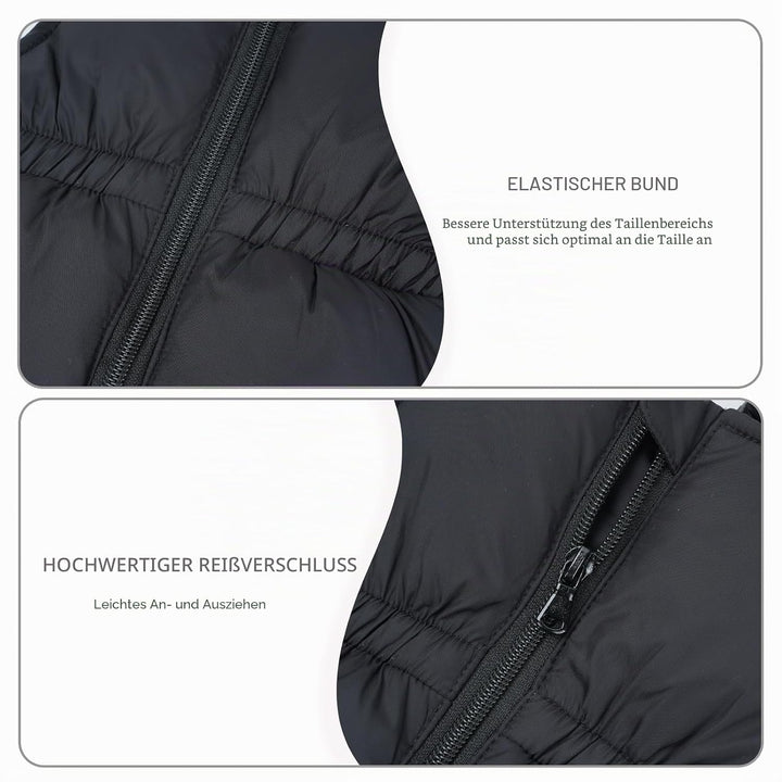 Kinder Daunenjacke Schneeanzug mit Künstliches Fell Kaputze Bekleidungsset Mädchen Jungen Verdickte