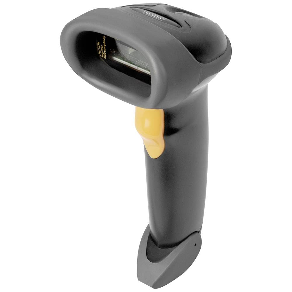 DIGITUS DA-81001 – 1D Barcodescanner – Bidirektional Handscanner – 200 Scans/s – 30 cm Scanweite – 2