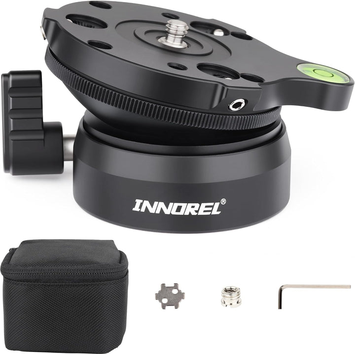 INNOREL Stativ Nivellierbasis, LB60 Nivellier-Basis, Halbkugel mit versetzter Wasserwaage und Wasser