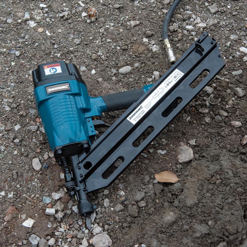 Silverline 282400 Druckluftnagler für den Rahmenbau, 90 mm 10–12 Gauge 1 90 mm, 1 90 mm