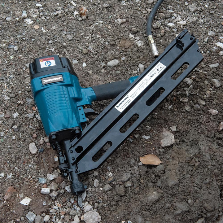 Silverline 282400 Druckluftnagler für den Rahmenbau, 90 mm 10–12 Gauge 1 90 mm, 1 90 mm