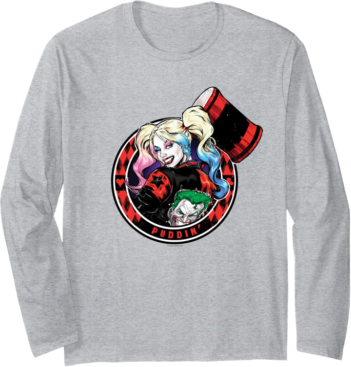 Harley Quinn Puddin' Langarmshirt