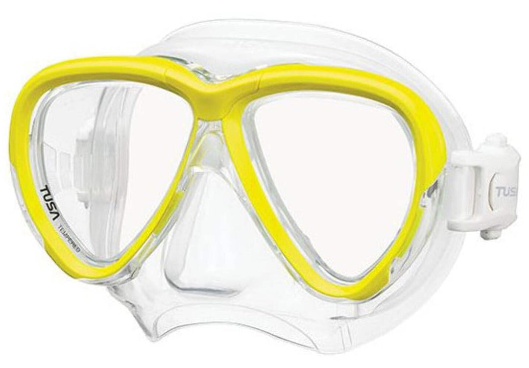 Tusa Intega tauch-Maske schnorchel taucherbrille Profi Flash Yellow, Flash Yellow