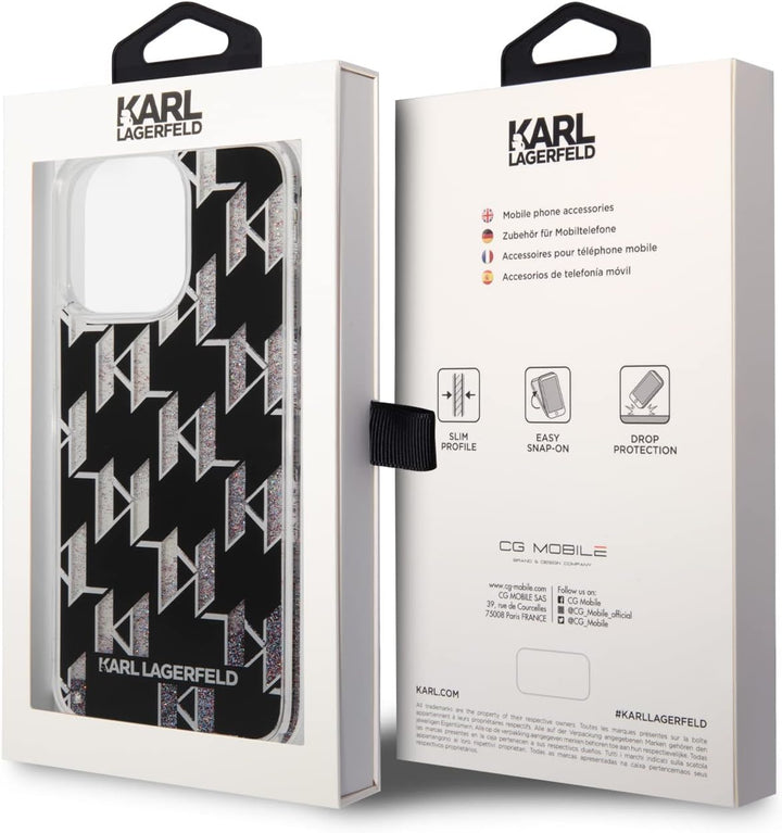 KARL LAGERFELD KLHCP14XLMNMK Hülle für iPhone 14 Pro Max 6,7" hardcase schwarz/B