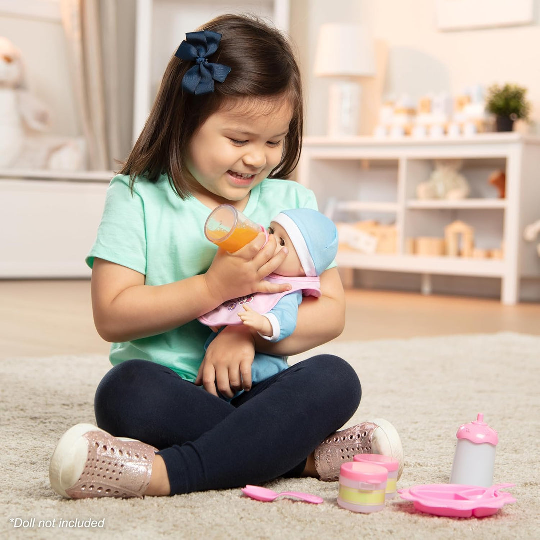 Melissa & Doug FBA_14888 Time To Eat! 8 Piece Feeding Set (English Only) Futterset, Futterset