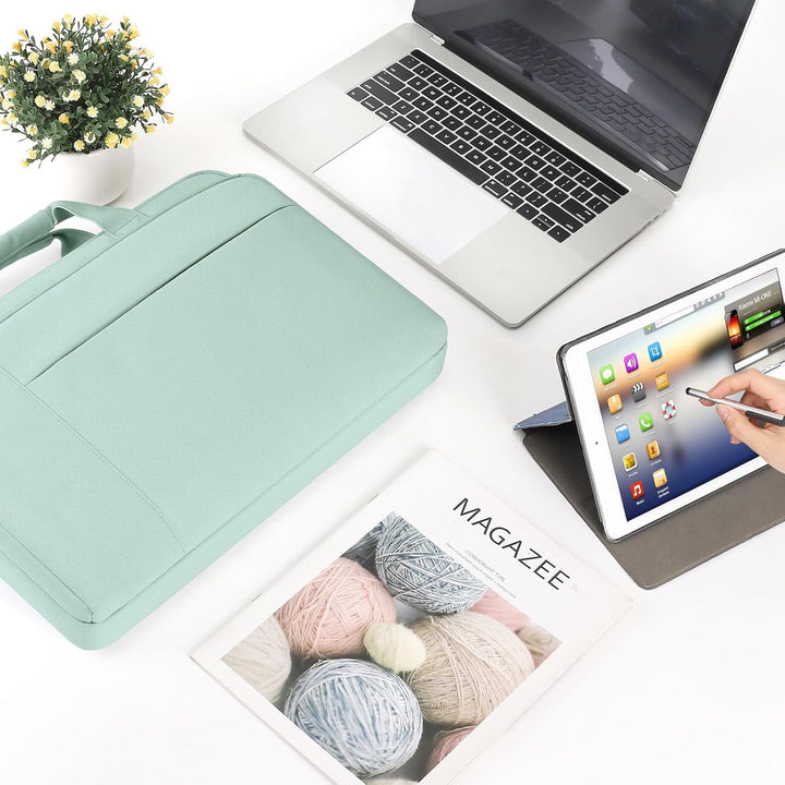 DOMISO 17 Zoll Laptop Tasche Aktentasche Schultertasche Business Wasserdicht Notebooktasche für 17-1