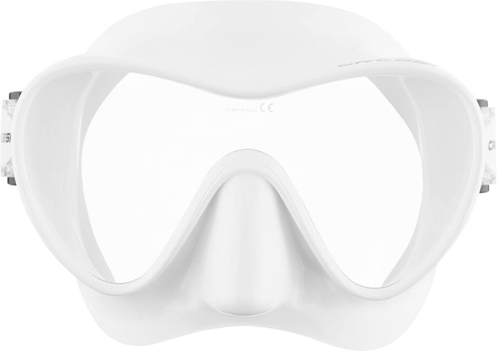 Cressi F1 - Rahmenlose Maske oder Rahmenlose Maske + Schnorchel Dry Combo Set zum Tauchen und Schnor