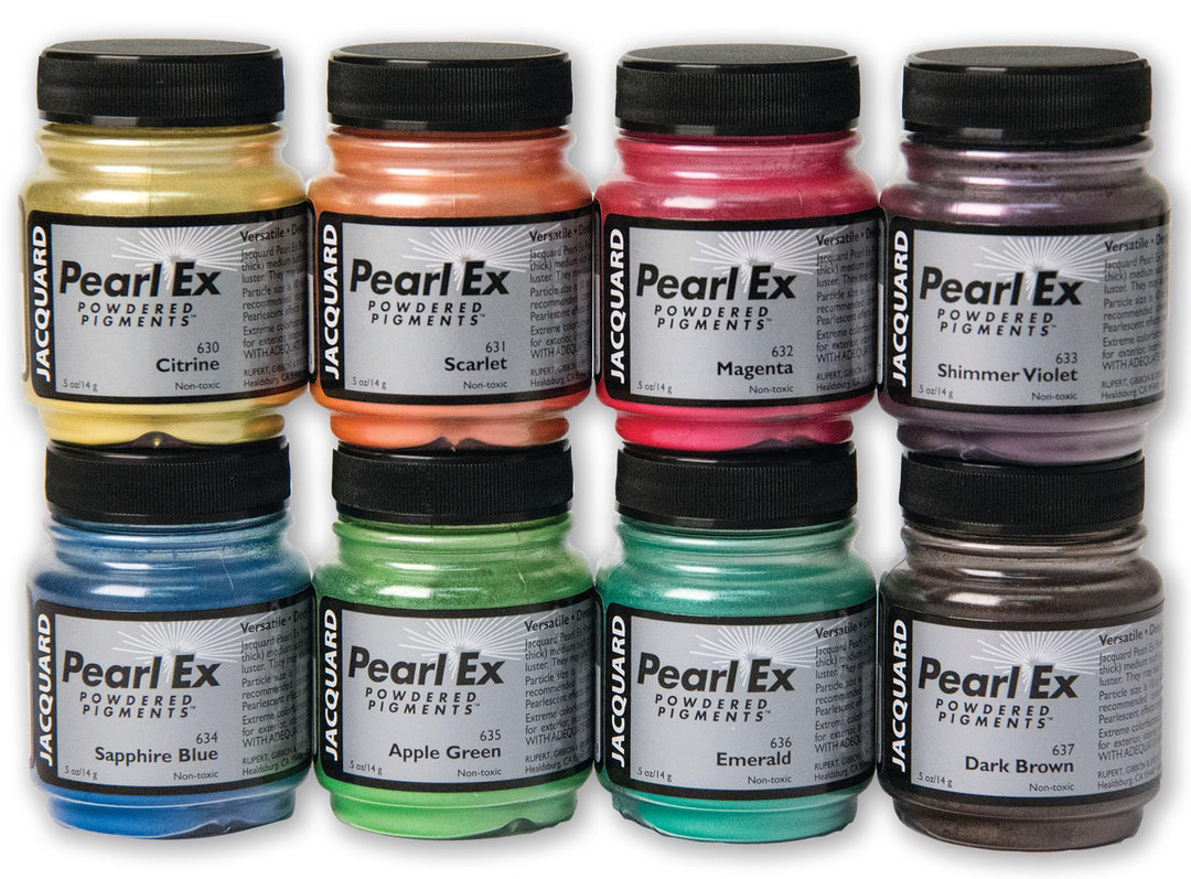 Pearl Ex Pigment Chromatic 8 Color Set by Jacquard