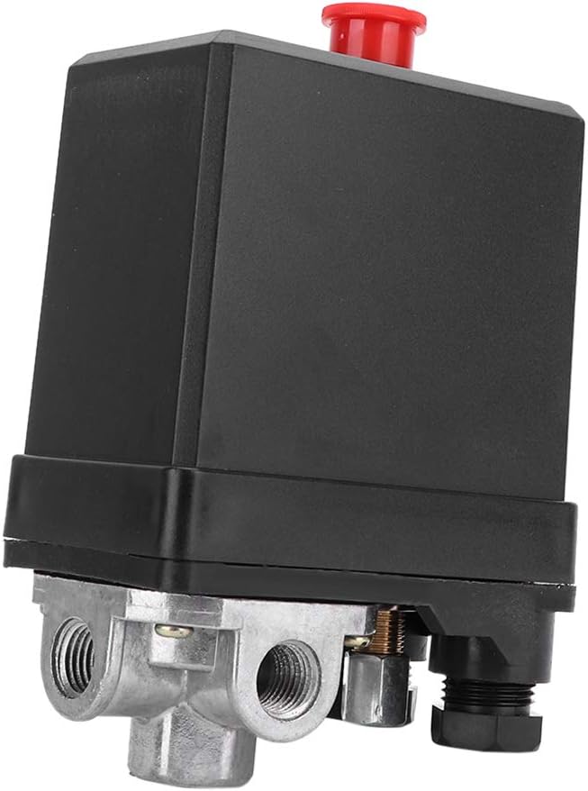 Druckschalter, 380 V 3-Phasen-4-Loch-Druckschalter-Steuerventil G1/4"für Luftkompressor Bester Ersat