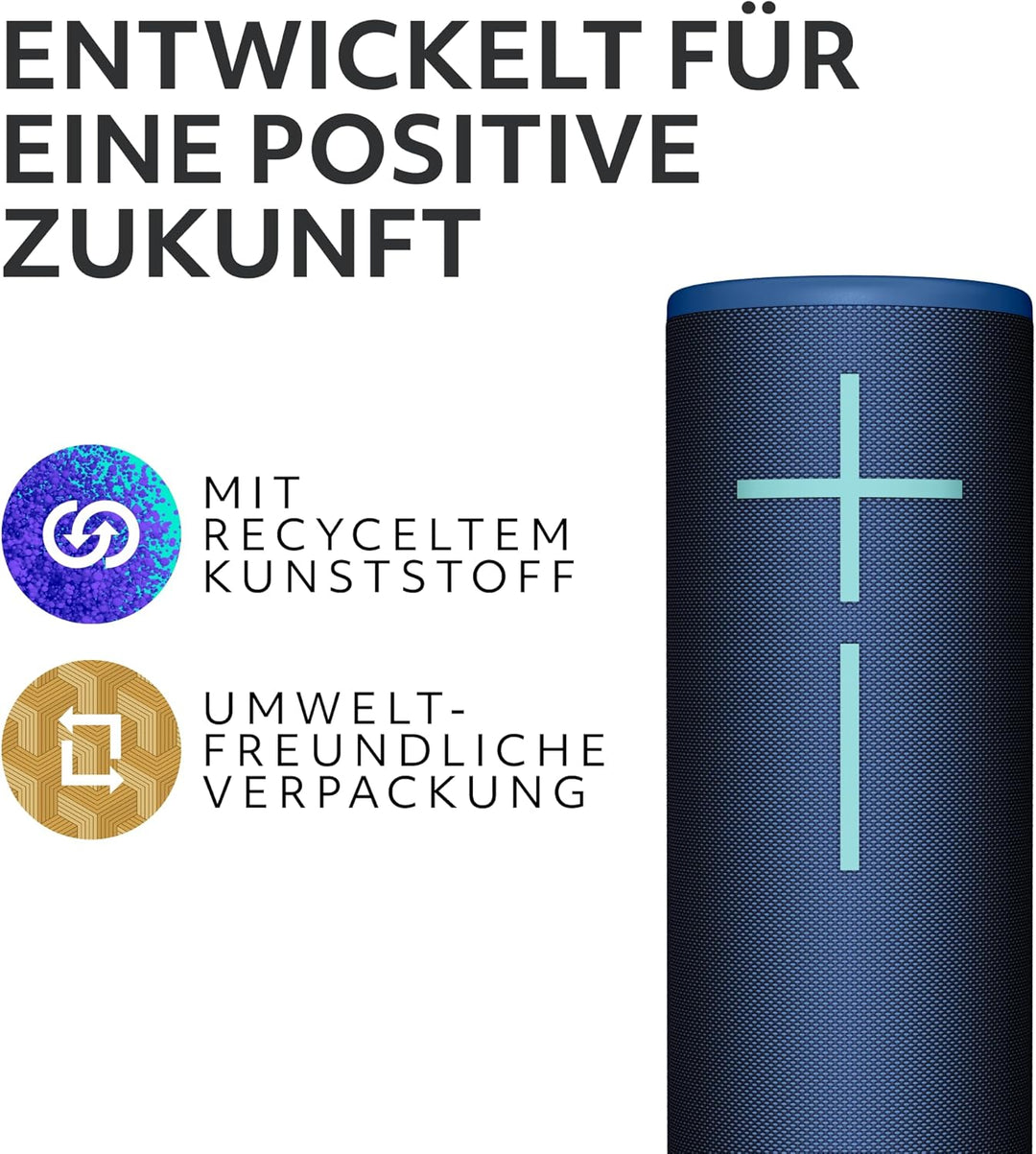 Ultimate Ears Boom 4 – mobiler, wasserdichter, schwimmfähiger Bluetooth-Lautsprecher mit kräftigem,