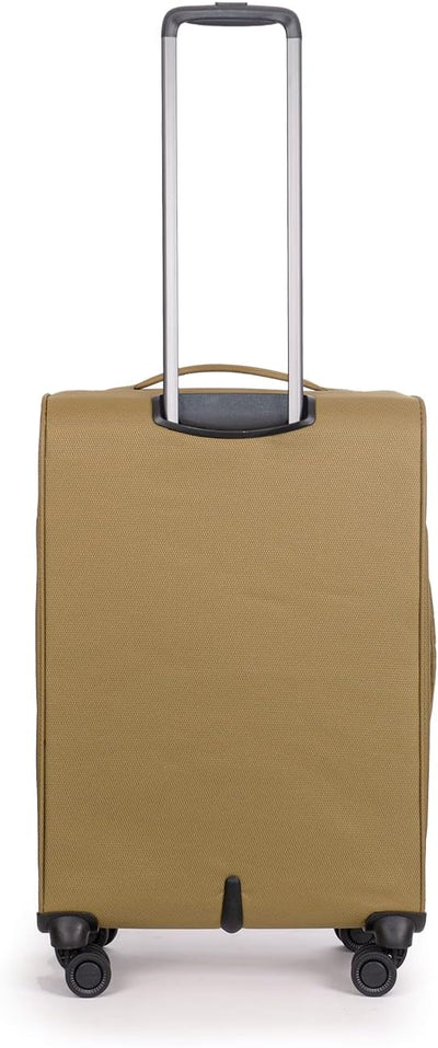 Stratic Light + Koffer Weichschale Reisekoffer Trolley Rollkoffer mittelgross, TSA Kofferschloss, 4