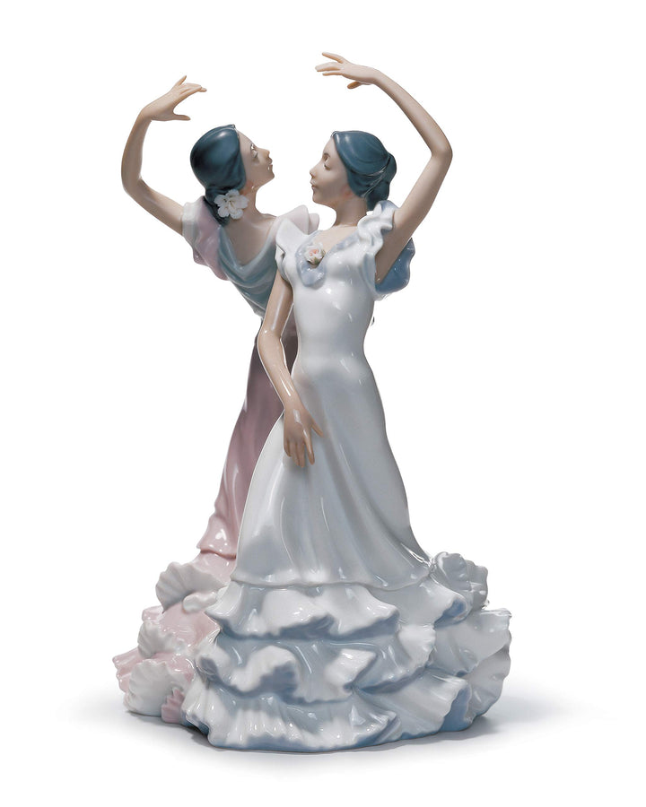 LLADRÓ Paar Figur Ole. Flamenco. Porzellan.