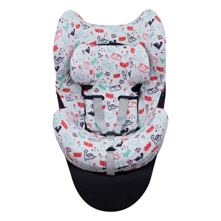 JYOKO KIDS Bezug kompatibel mit Cybex Sirona, Q I Size (DINO PARTY, SIRONA)