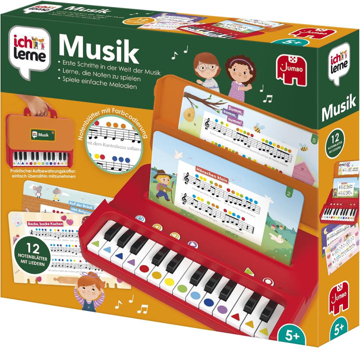Jumbo 1110100389 Ich Lerne Musik Learning Toys, Mehrfarbig