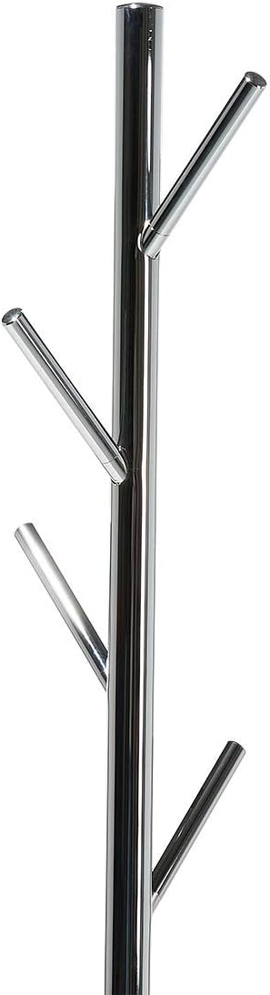 Industrieller Garderobenständer 6 Haken silber Allen