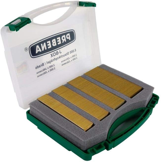 Makita DBN 500 ZJ Akku Stauchkopfnagler 18 V 15-50 mm + Makpac + Stauchkopfnägel J-Box 8000 Stück -