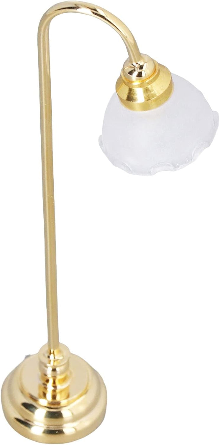 Dioche Puppenhauslampe Miniatur-Puppenhaus-Stehlampe – Stehleuchte Im Vintage-Stil Im Massstab 1:12