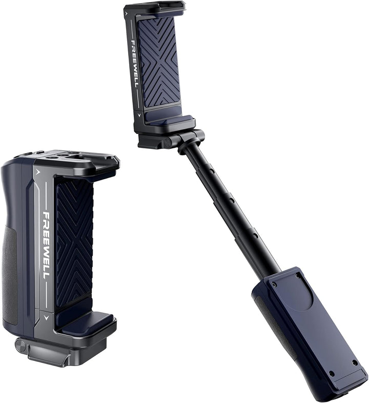 Freewell Vielseitiger Bluetooth Smartphone Selfie Grip mit ARCA Standard, kalter Schuhhalterung für