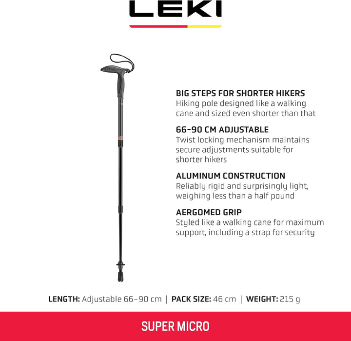 LEKI Super Micro Einheitsgrösse, Einheitsgrösse