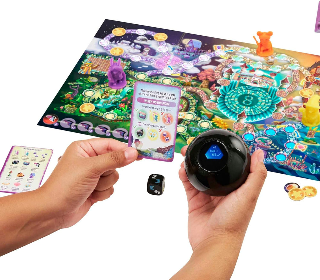 Mattel Games HPJ73 | Magic 8 Ball Board Game Dutch HPJ73