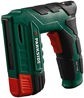PARKSIDE Akkutacker Tacker | 4V (1300mAh) Li-Ion Akku Elektrotacker - Inklusive 1000 Klammern | PAT
