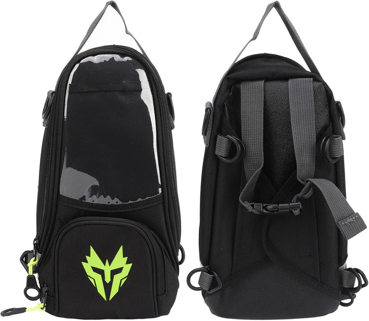 aqxreight Kraftstofftanktasche, Magnetischer Motorrad-Tankrucksack aus Oxford-Gewebe, Hochfestes 4,5