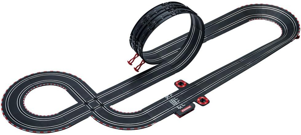 Carrera GO!!! GT Race Off Rennbahn-Set I Rennbahnen und lizensierte Slotcars | bis zu 2 Spieler | Fü