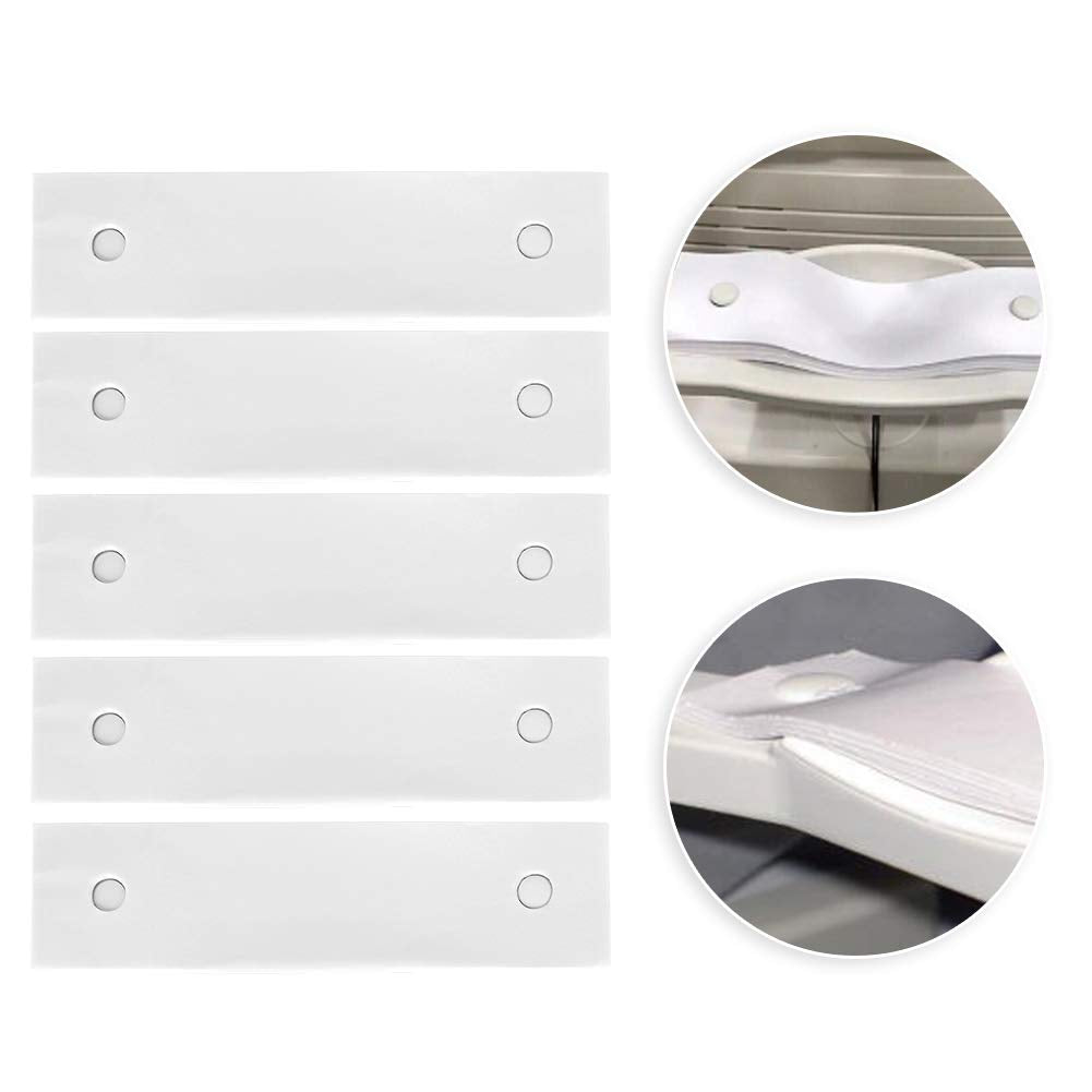 Kinnstützenpapier, 5 Stück, glatte Oberfläche, ideal für Auto-Refraktometer, hygienisch und bequem