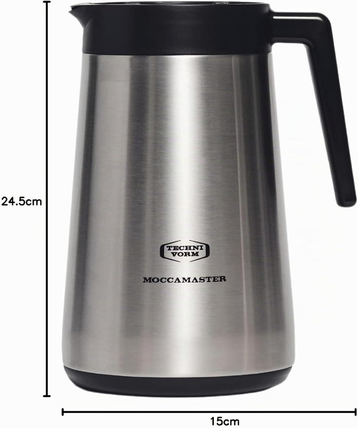 Moccamaster Thermoskanne 1,25 L, Silver