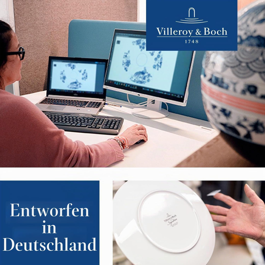 Villeroy und Boch Mariefleur Basic Zuckerdose, Premium Porzellan Zuckerdose Basic, Zuckerdose Basic