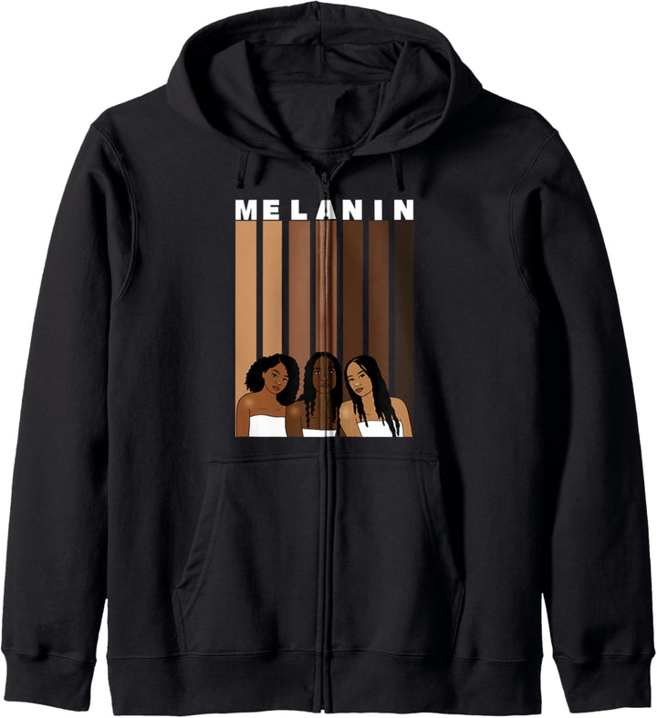 Oheneba: Melanin Women Black Girl Magic Afro Pride Kapuzenjacke