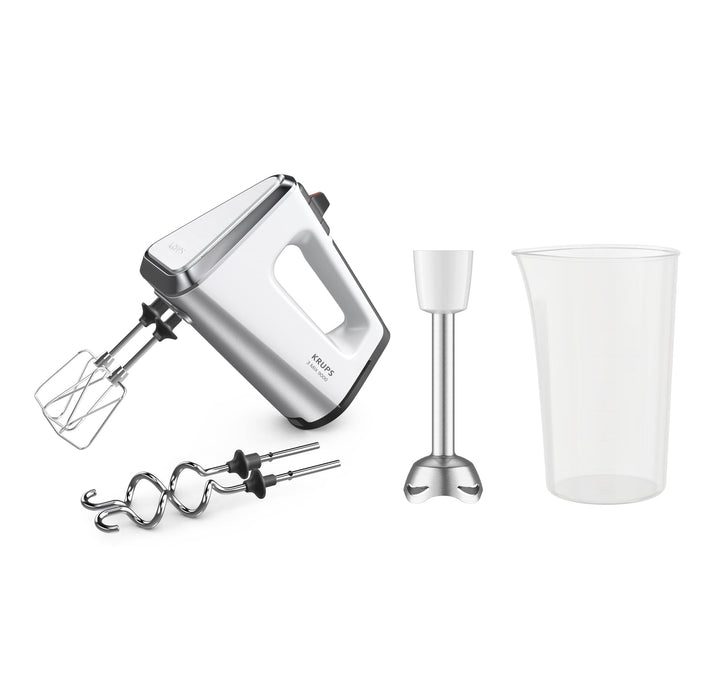 Krups GN9121 3 Mix 9000 Handmixer | 750 Watt | Geschwindigkeitsregler | Turbomodus | Auswurffunktion