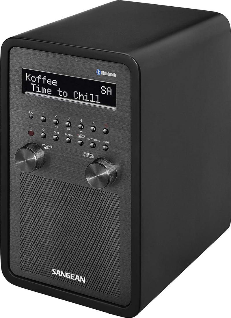 Sangean DDR-60BT Digitalradio (DAB+, UKW-RDS, Bluetooth, AUX-In, Lautsprecheranschluss)