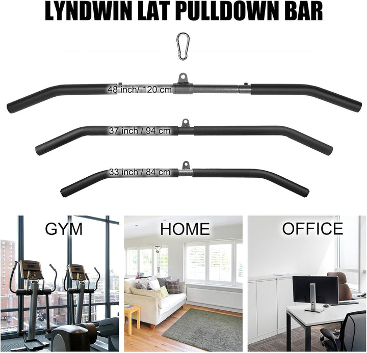 Lyndwin Latzugstange Bizeps Stange Klimmzugstangen Zugstange Muskelzugstange für Zuhause Bodybuildin