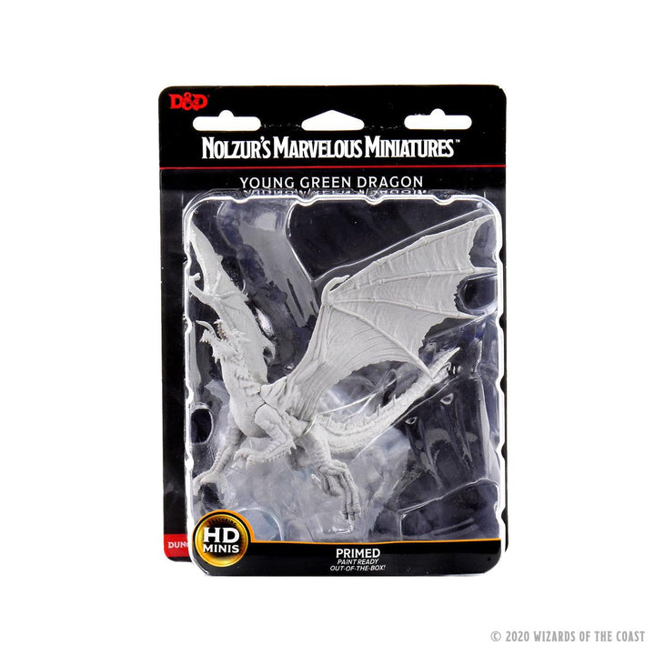 D&D Nolzur's Marvelous Miniatures - Young Green Dragon (6 Units)