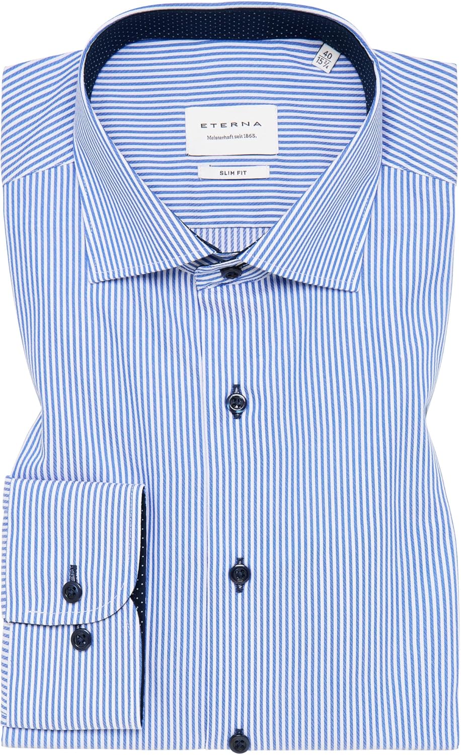 ETERNA Male Cover Shirt Comfort FIT XL Blau, XL Blau