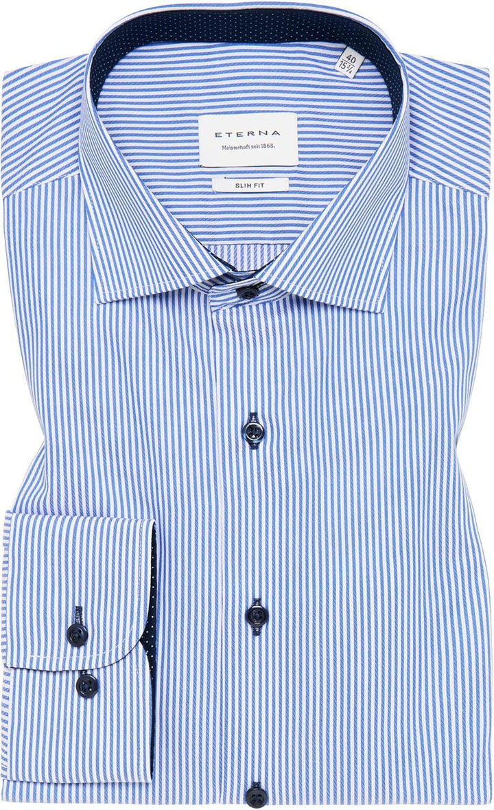 ETERNA Male Cover Shirt Comfort FIT XL Blau, XL Blau