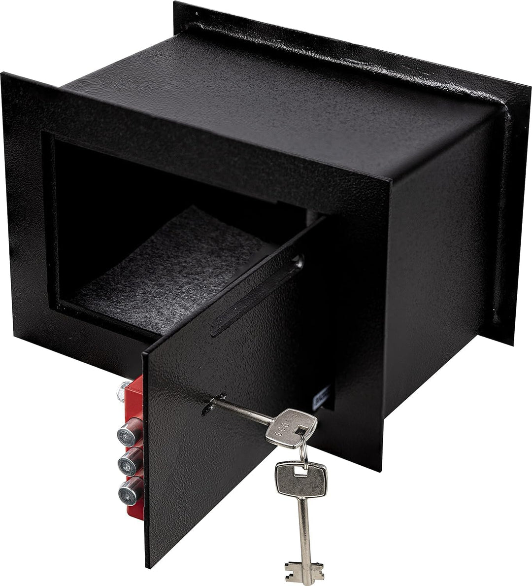 Genie Hand – Mechanische Wandtresorbox Klein mit Einwurfschlitz – Doppelbartschloss Mini, Mini