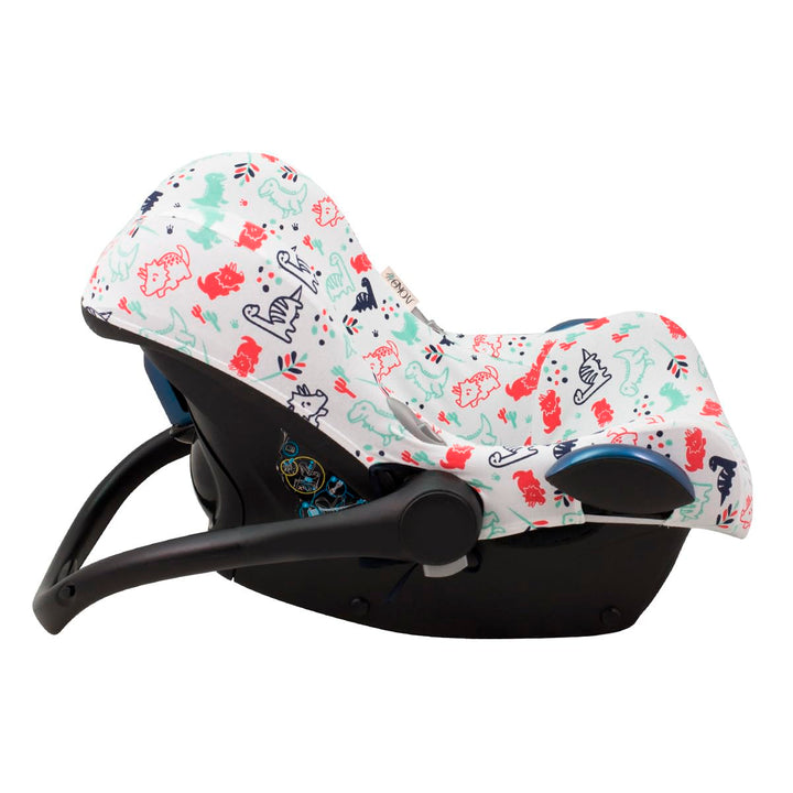 JYOKO KIDS Bezug für Autositz kompatibel mit Maxi Cosi Cabriofix, City Streety, aus Baumwolle (Dino
