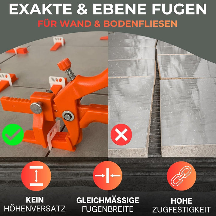 CRAFOX Nivellierzange – nur 219g schwer – Schonendes Kunststoffgehäuse – Metallverstärkter Kern – Le