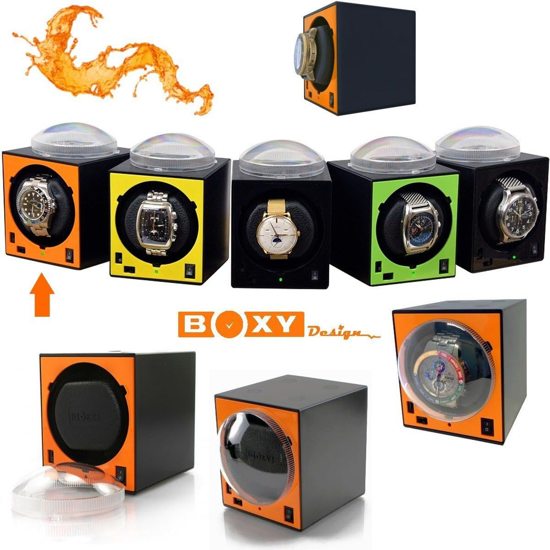 Uhrenbeweger Boxy NEON Orange Single von Beco Technic
