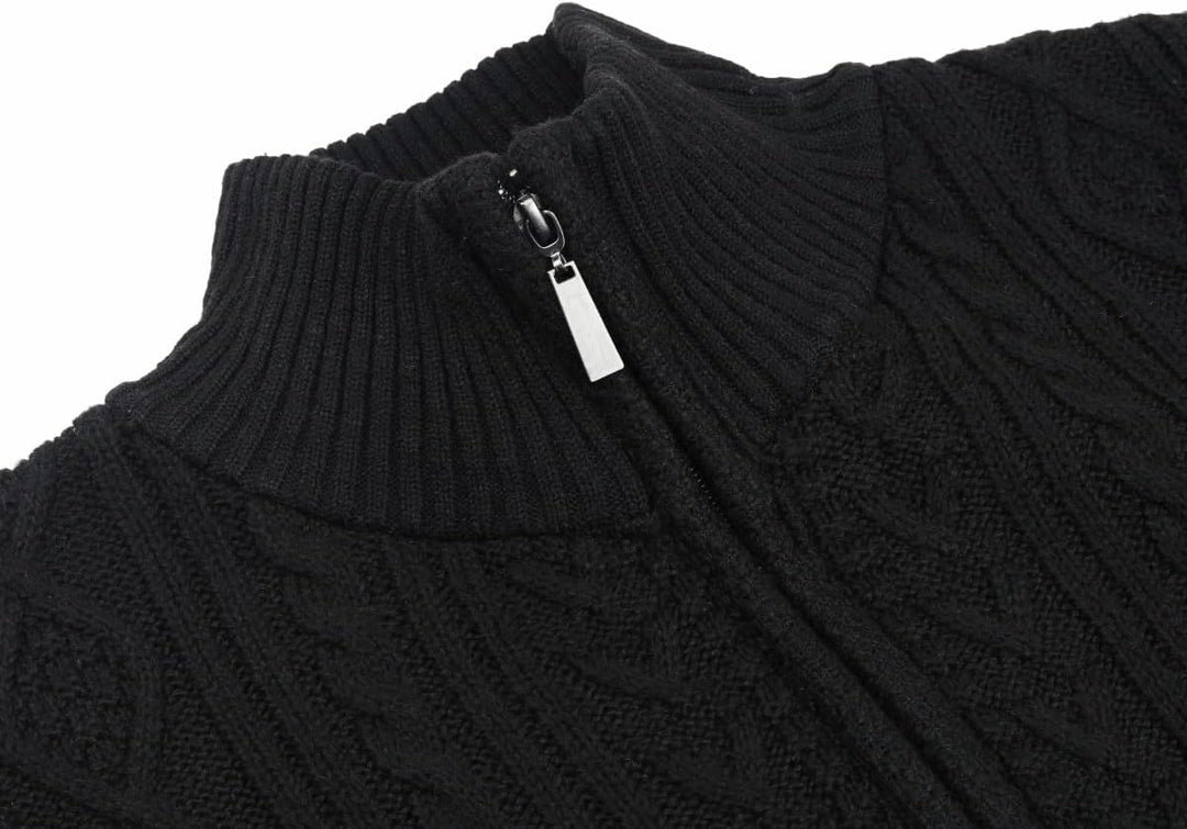 Sliktaa Herren Strickjacke Festival Cardigan Warm Trachtenjacke Mode Schlichter Pullover Langarm Swe