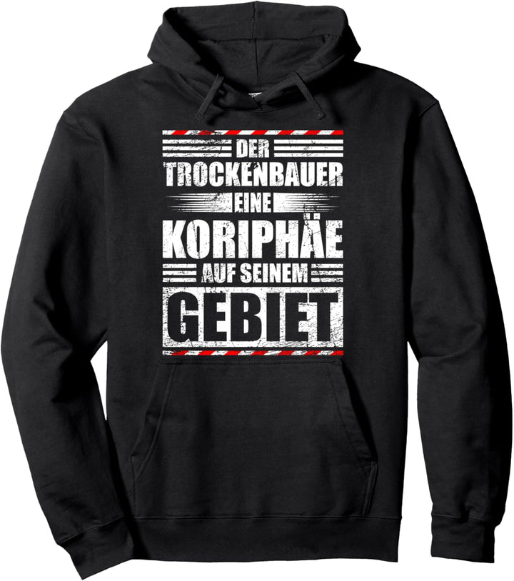 Trockenbau Gipskarton Werkzeug Spachtel Trockenbauer Pullover Hoodie